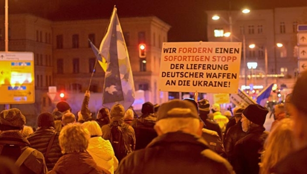 Montagsdemo am 27.12.2022